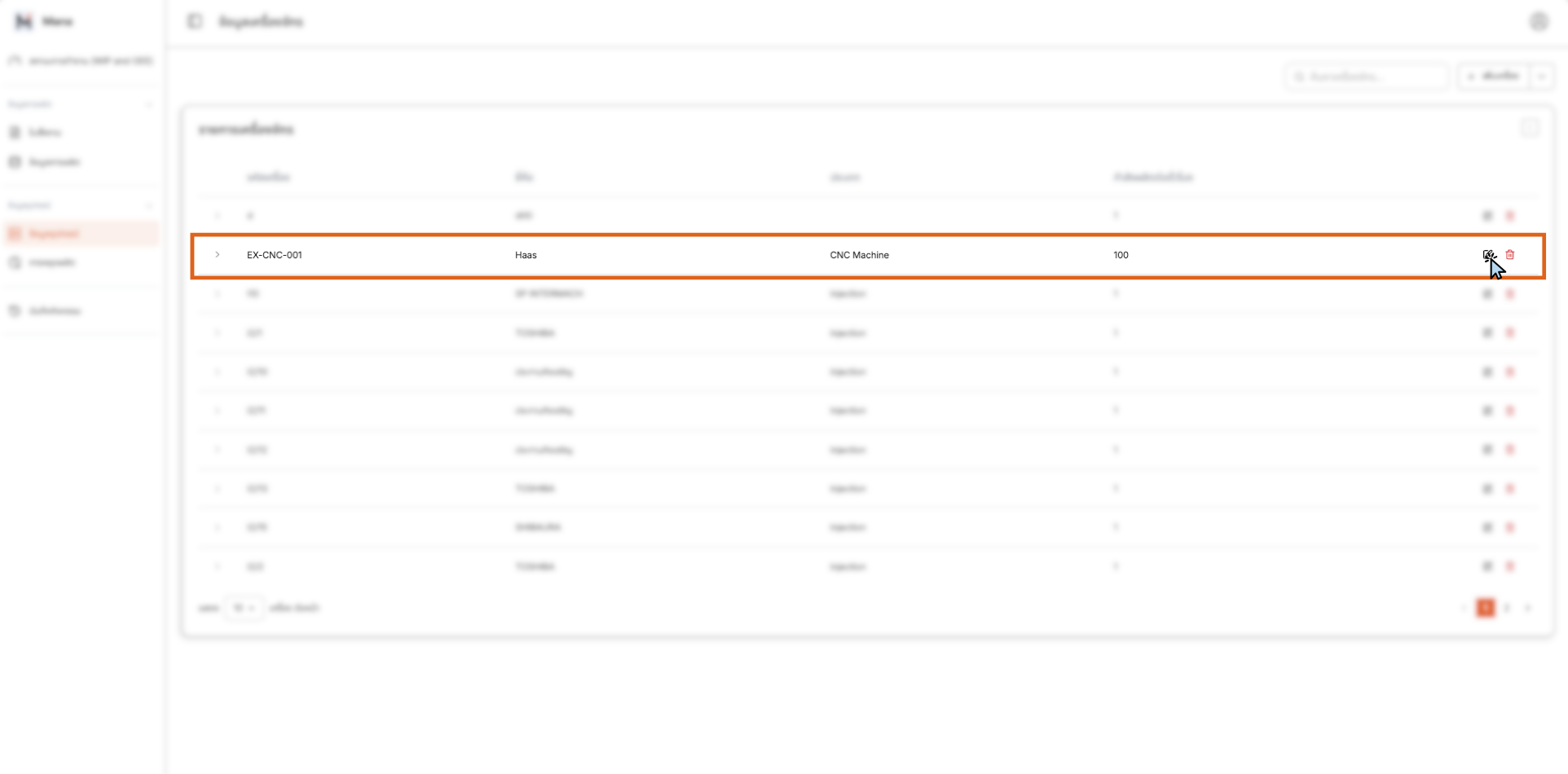 Editing Machine Data - Step 1
